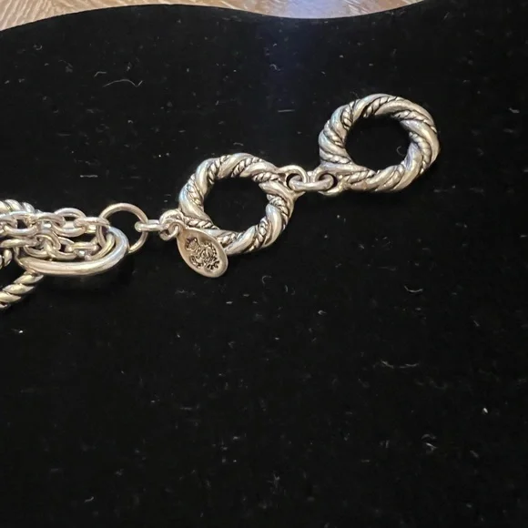 Premier Designs “Bellissimo” Antique Silver-Tone Bracelet with Pearls - Picture 3 of 6